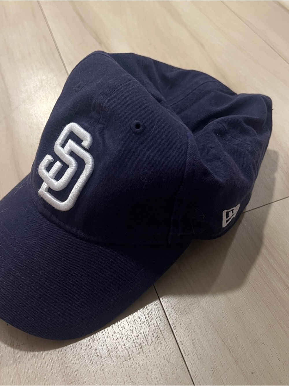 New Era Navy Baseball Cap with White SD Logo